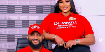 Mixed reactions as Yul Edochie and second wife launch real estate business