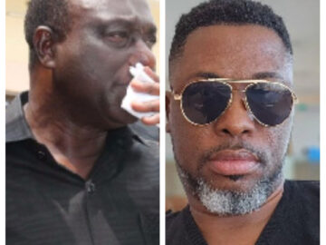 Watch as Alan Kyerematen mourns with Kwame A Plus at father’s funeral